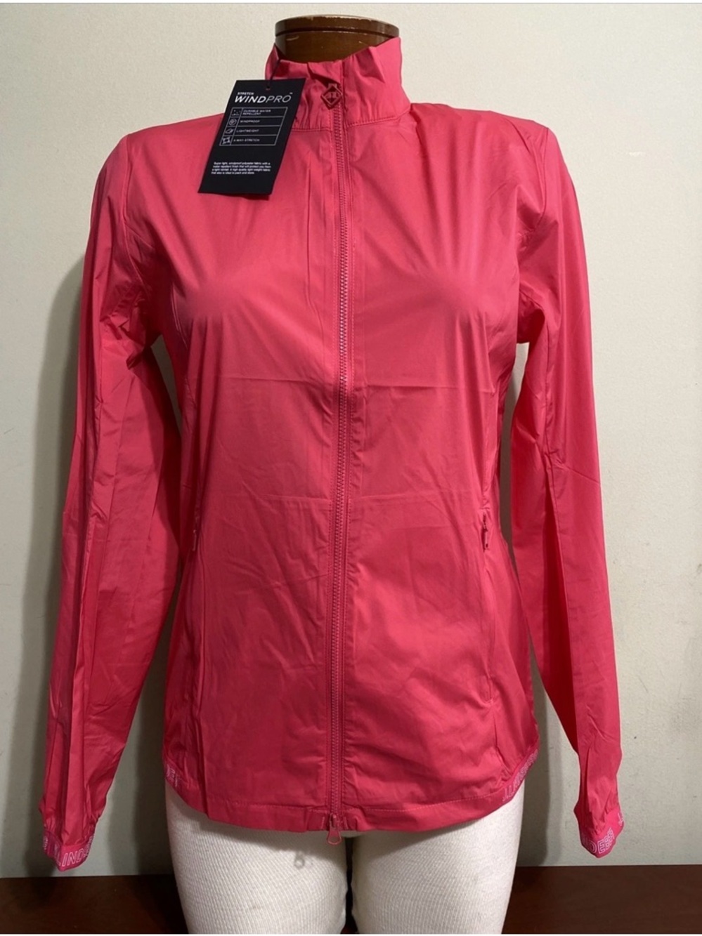 J. Lindeberg Tenley Ladies Wind Light Jacket GWOW07923 Q113 Azalea medium  NEW